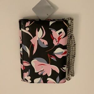 Nordstrom Womens Shoulder Bag Crossbody Floral Purse Chain Designer Fashion